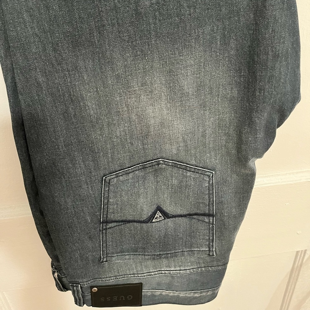 Navy blue denim jean